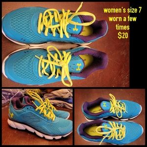 Women's under armour tennis shoes